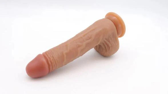 Dildo en silicone réaliste avec ventouse