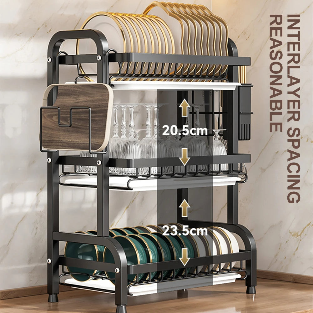 Egouttoir à vaisselle 3 niveaux