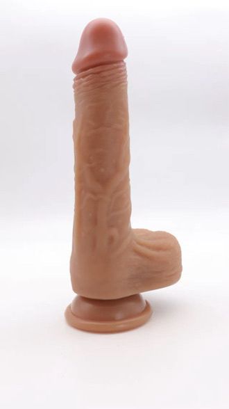 Dildo en silicone réaliste avec ventouse